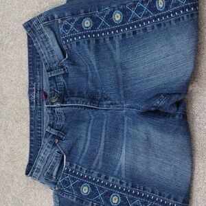 Gloria Vanderbilt Blue Denim Shorts Size 10